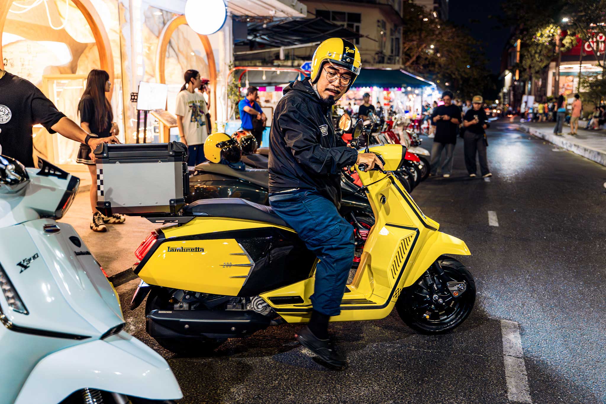 Lambretta Meeting Night Ride Meekhun 11