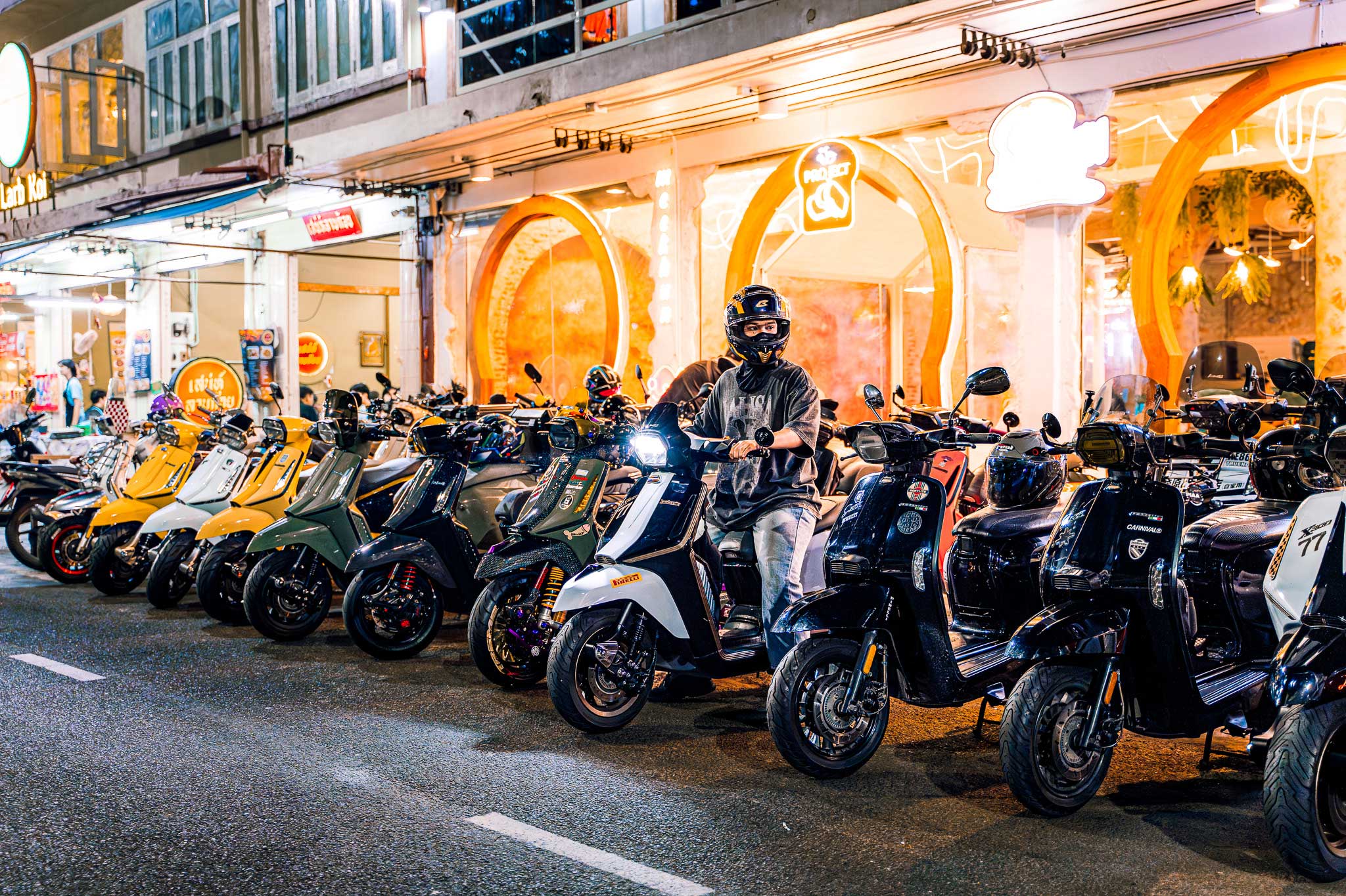 Lambretta Meeting Night Ride Meekhun 26