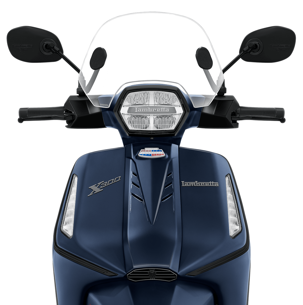 Lambretta X300 GT Shield-blue